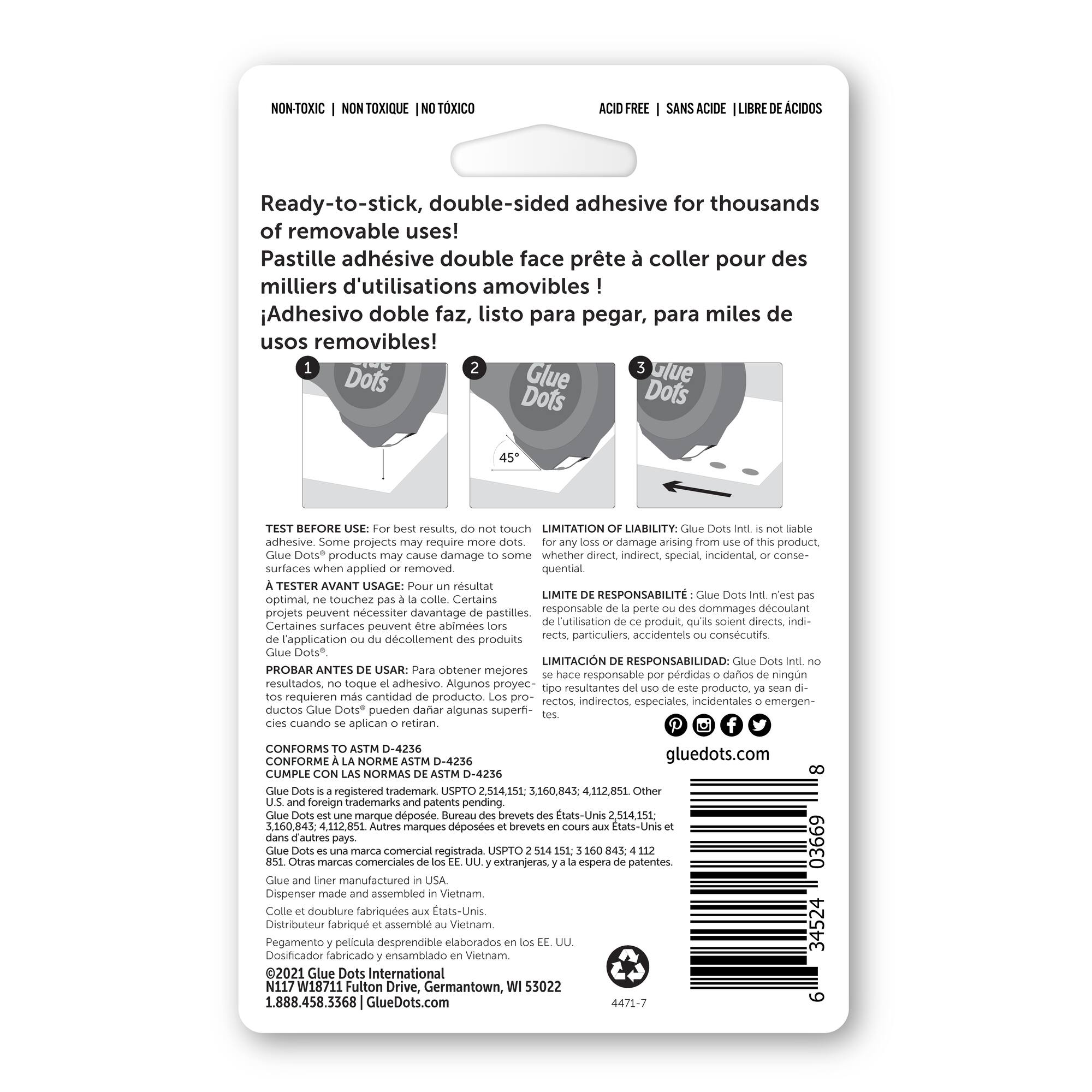 Glue Dots® Permanent Dots™ Dot 'N Go® Dispenser